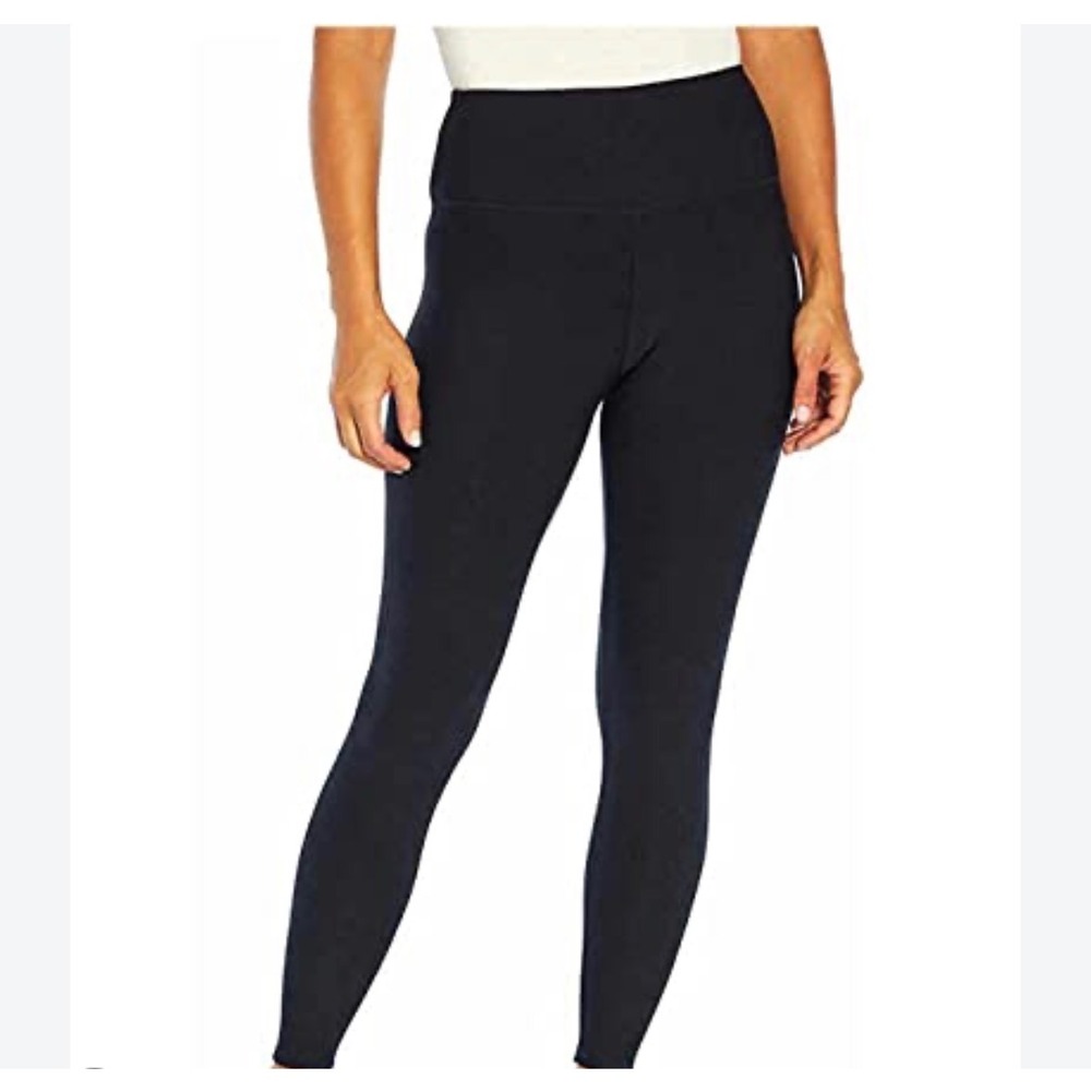 Orvis Classic Collection Women Black High Waisted Modal Blend Leggings Size L
